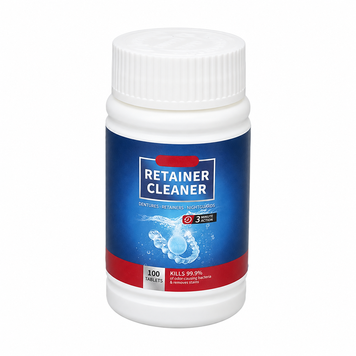100pcs Mouthpiece Cleaner Tablets